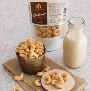 Hạt điều làm sữa túi zip 500gr